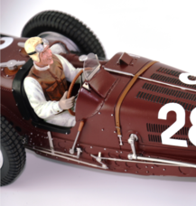 Bugatti type 59 n°28 GP Monaco 1934 pilotée par Tazio Nuvolari
