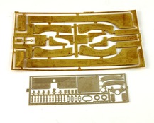 Photo-etched parts supplied into the box