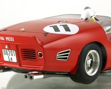 Ferrari TR 61 n°11 Le Mans 1961 - détail prise air arrière