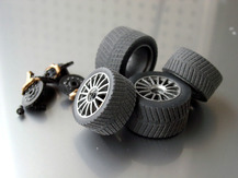 Assembled wheels of Audi R8