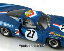 Alpine Renault A220 #27, driver into the car