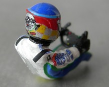 Vue casque de Sébastien Loeb