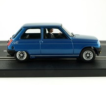 Profil droit Renault 5 Alpine bleue