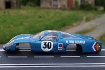 Left profile Alpine A220 #30 Le Mans 1968