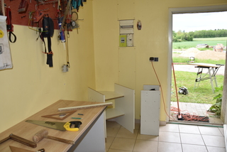Atelier impression 3D en cours d'agencement