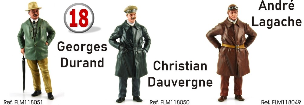 Figurines peintes 1/18