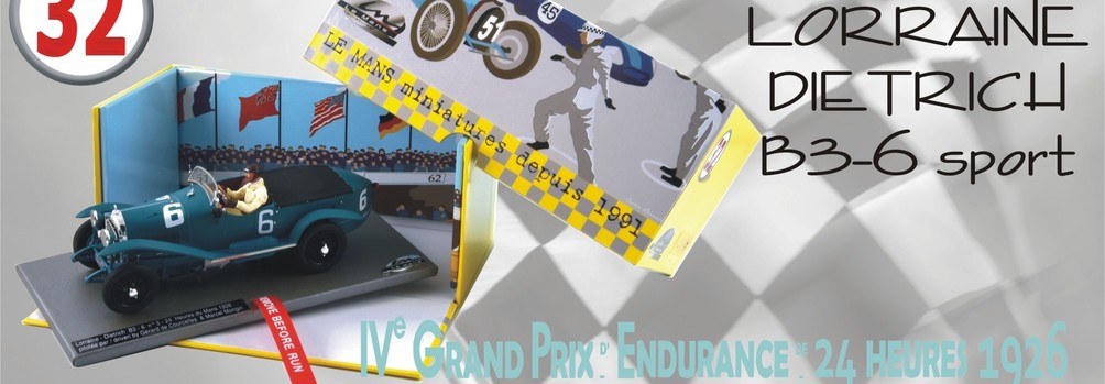 Lorraine Dietrich n°6 Winner Le Mans 1926