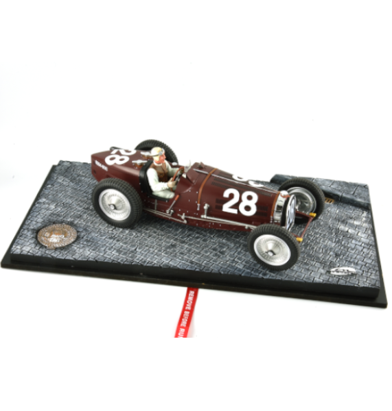 Bugatti type 59 n°28 GP Monaco 1934 driven by Tazio Nuvolari
