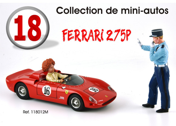 Mini Ferrari 275P driven by Tessa