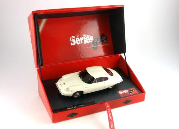 Display  box CD Panhard white