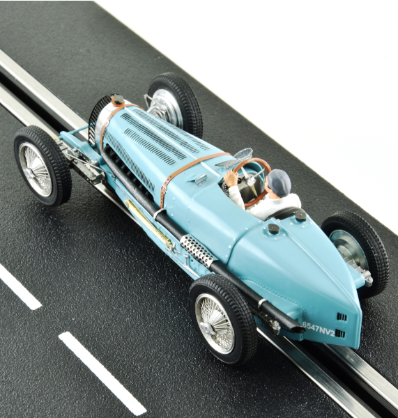 Ralf Lauren 1/32 Slot Car 132083M-LB Le Mans Miniatures Blue Bugatti Type 59 