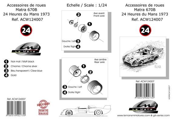 Notice d'assemblage pour ACW124007