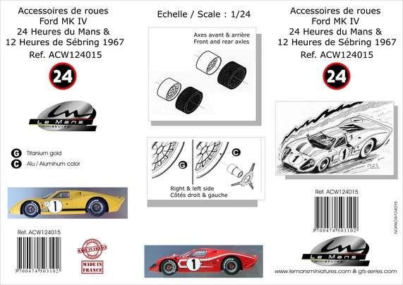 Notice d'assemblage pour ACW124015