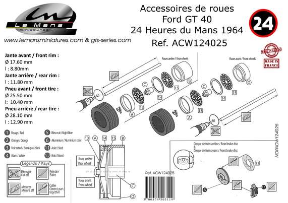 Notice d'assemblage pour ACW124025