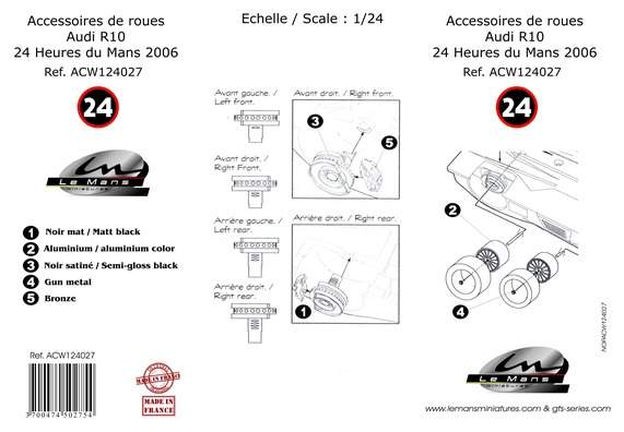 Notice d'assemblage pour ACW124027