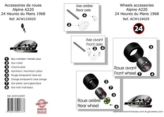 Notice d'assemblage pour ACW124029