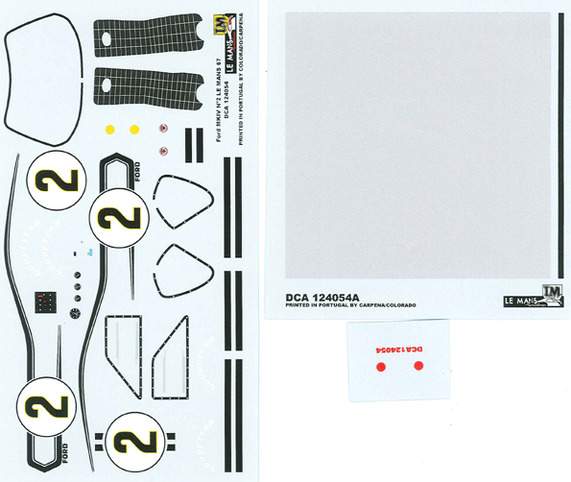 Decals set for Ford MKIV n°2