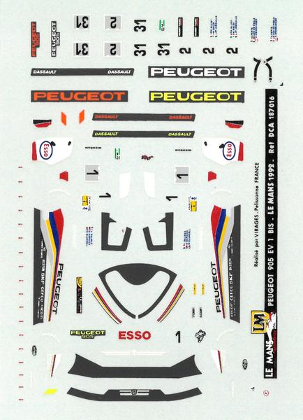 Peugeot 905 EV1 Winner