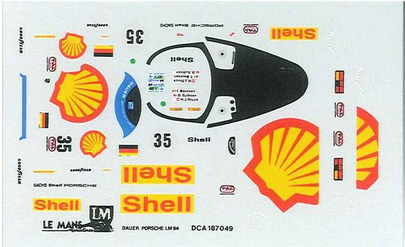 Dauer Porsche 962 n°35 - 3rd Le Mans 1994