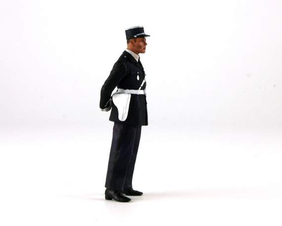 Lucien, policeman of the 50's - right profile