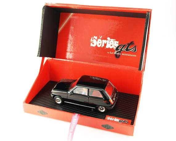  Model in the box Renault 5 Alpine black