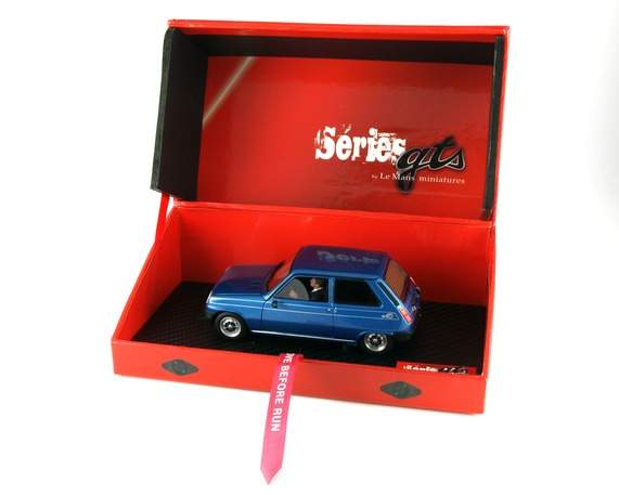 Display box Renault 5 Alpine blue