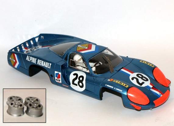 Complete set with inserts Alpine A220 Le Mans 1968