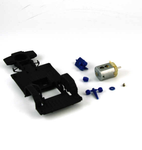 Slot chassis set for Peugeot J7 Dunlop