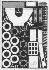 Ford GT 40 n°6 ou 7 détails de la planche de pièces photodécoupées