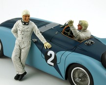 Bugatti 57G avec les 2 figurines