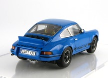 3/4 arrière droit Porsche Carrera RS bleue