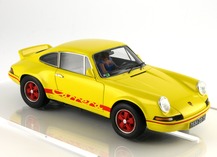 3/4 left front Porsche Carrera RS yellow