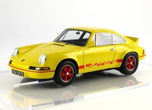 3/4 right front Porsche Carrera RS yellow