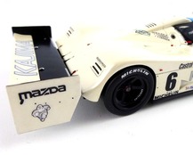 Mazda MXR-01 n°6 - 24 Heures du Mans 1992- détails aileron arrière