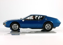 Profil gauche Alpine A310 bleue