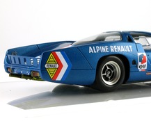 Alpine Renault A220 #28, details of the rear