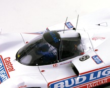 Jaguar XJR-14 n°3 Laguna Seca 1992 - détails cockpit