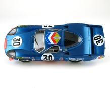 Alpine Renault A220 n°30 LM 1969, vue du dessus