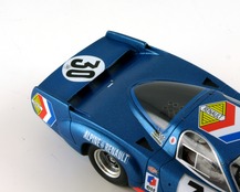 Alpine Renault A220 n°30 LM 1969, détails capot arrière