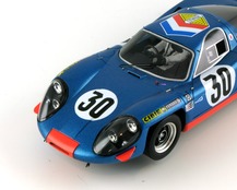 Alpine Renault A220 #30 LM 1969, details of front bonnet