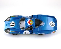 Alpine Renault A220 n°31 LM 1969, vue du dessus