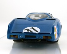 Alpine Renault A220 n°31 LM 1969, détails arrière 