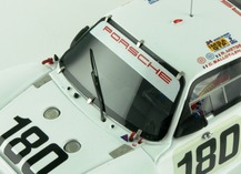 Porsche 961 details of the front windscreen