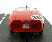 Vue arrière Ferrari TR 61 n°10 Le Mans 1961