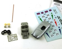Détails des pièces résine du kit Mercedes 300 SL Spyder