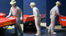 Coffret team complet de 6 figurines années 70
