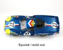 Alpine Renault A220 #27, view from the top