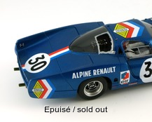 Alpine Renault A220 n°30, détails capot arrière