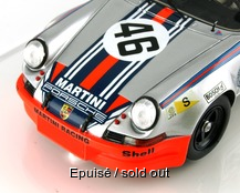 Porsche 911 Carrera RSR n°46 details of the front bonnet