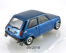 Vue 3/4 arrière Renault 5 Alpine Gr2 montée